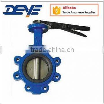 PN10 PN16 Cast or Ductile Iron Lug Butterfly Valve Hydraulic