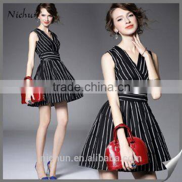 Ever Pretty New 2015 Fashion Dress Stripe Cocktail Casual Dress