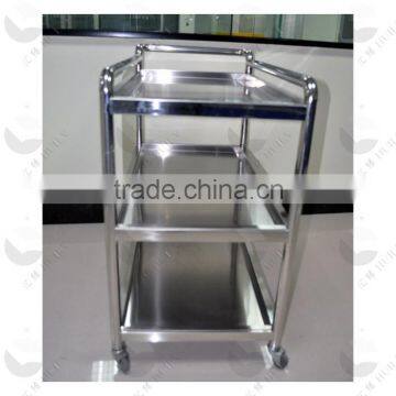 Wholsale Price High Quality Hospital Lab Stainless Steel Trolley photo-3