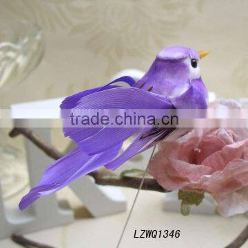 Fancy artificial feather birds LZWQ1346