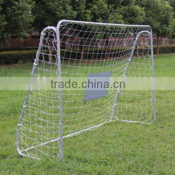 Metal frame football goal for sale with shooting target