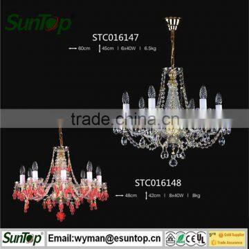 2016 contemporary big crystal chandelier with Energy Saving