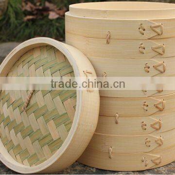 Round Bamboo Steamer