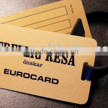 High quality plastic luggage tags