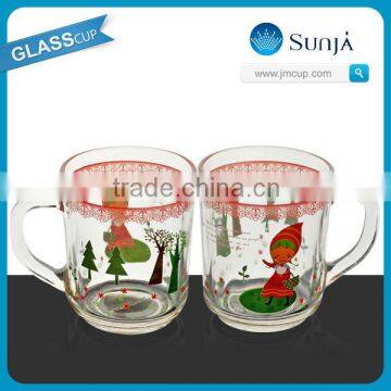 Cartoon Glass Cup With Handle Kinds Favor Glass Mug Cup With Handle photo-4