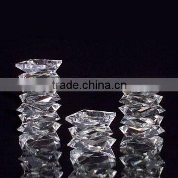 tea light candle holder crystal set