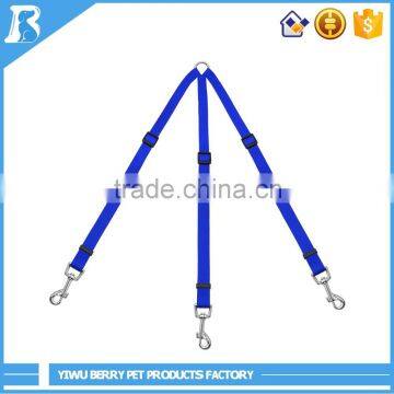 Factory Price Nylon , chorme plated metal dog leash for daily use