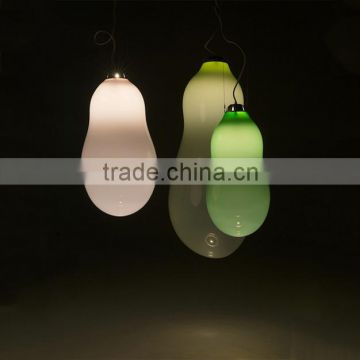 Colored Bubble Big Pendant Lamps with Glass Material for Living Rooms Decoative