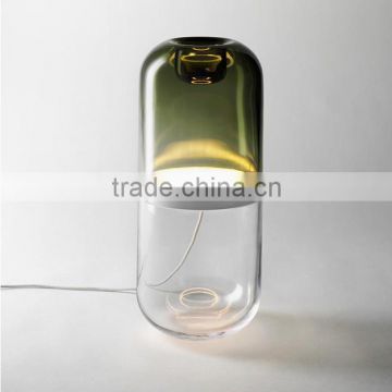 Swedish Glass Demi Lamp LED Table Lights Unique Design for Study Rooms