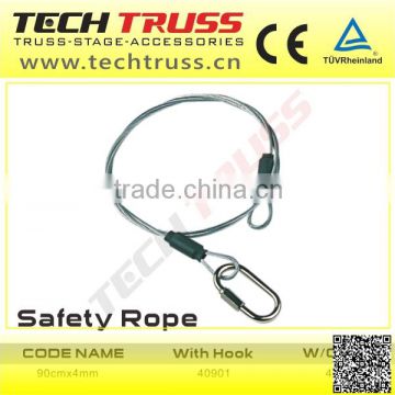 40901 aluminum safety rope for tower truss construction system