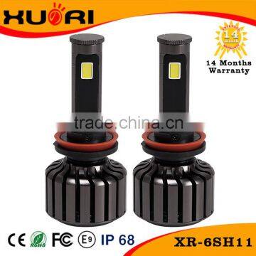 2016 high power COB car motorcycle led headlight bulb 2500Lum led headlight h11