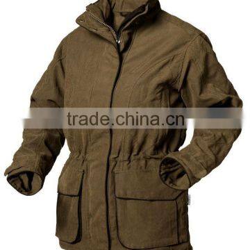 Waterproof winter men waxed cotton jacket