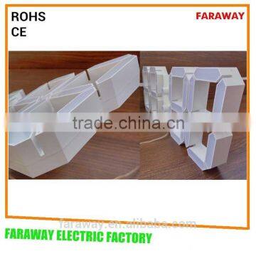 3D White Solid Led Digital Table Clock,/led Desk Clock photo-6