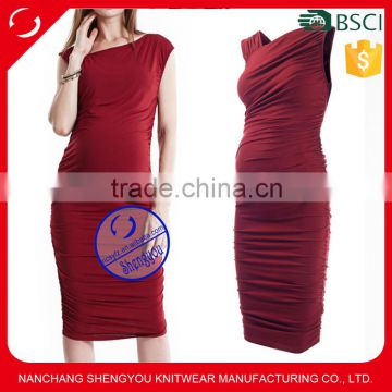 Custom dress designs for ladies, maternity dress with high quality