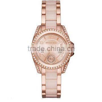 Blair Mini 33mm Stainless Steel Watch Women Rose Gold Stainless Steel Watch