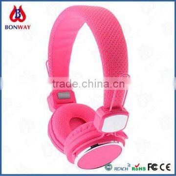 40mm stereo headset with foldable design for travelling