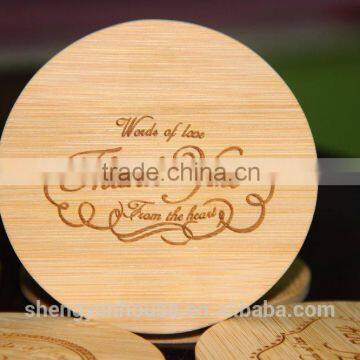 new product custom design engraving wood lid