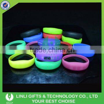 LED Flashing Sound Activation Silicone Bracelet Party LED Light Silicone Wristband