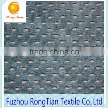 Polyester fabric hole mesh knitted fabrics for uniforms