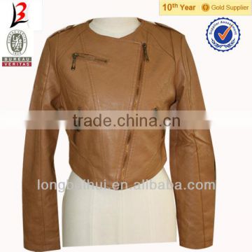 made in china leather women jacket 07