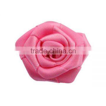 handmade satin flower for garment decoration