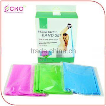 TPE Yoga/Pilates Fitness Resistance Band Set photo-4