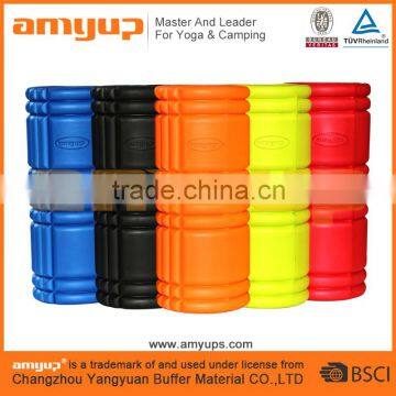 100% Factory !!! High Density Hollow EVA Grid Foam Yoga Exercise Muscles Stretch Deep Massage Point Foam Roller