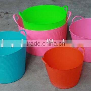 Medium PE bucket for Garden tools Storage