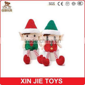 good quality stuffed elf toy lovely cheap christmas elf plush toy