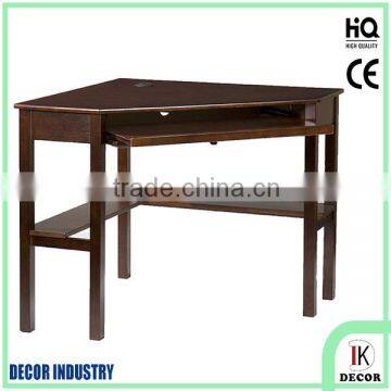 Corner wooden writing desk simply and save space in home high quality table