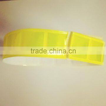 reflective leg band with hook and loop fastener