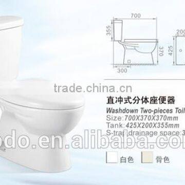 ceramic toilet two piece