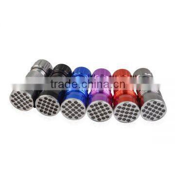 Aluminum Alloy 21LED Flashlight Touch photo-3