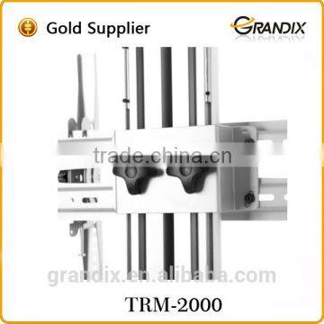 Height Adjustable Black / Silver Floor Standing LCD LED TV Stand for 25-55 Inches With Projector Tray and DVD Tray photo-3