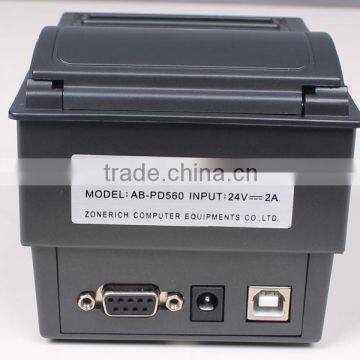 Thermal Receipt Printer 58mm With Auto Cutter and Wall Mount Function for Queuing System AB-PD560 photo-2