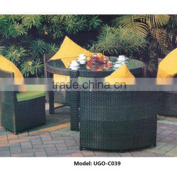 Great Promotion for UGO High Quality rattan dining table sets