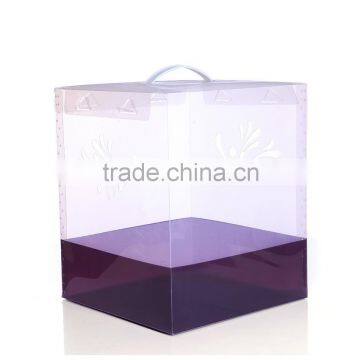 2016 High quality custom logo printing clear plastic box,plastic packaging box,pvc box