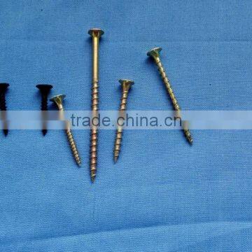 Fine thread black phosphate drywall screw