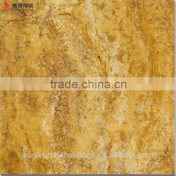 dark brown full polished glazed porcelain tile, marble look ceramic floor tile with accessories