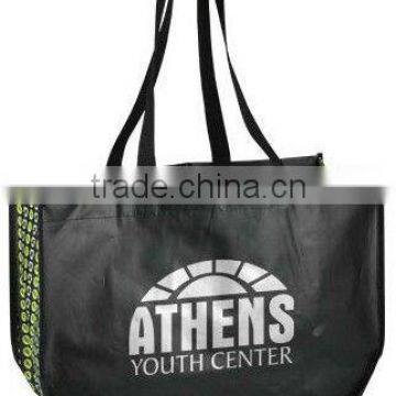 2015 promotional bag with logo PP woven laminated bag market bag