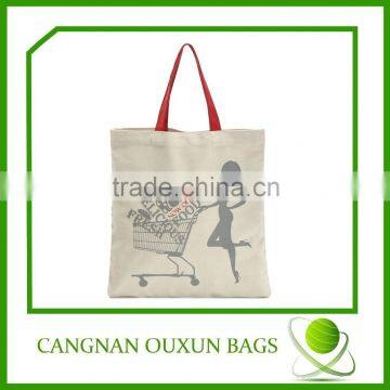 Good quality customized shopping canvas tote bags