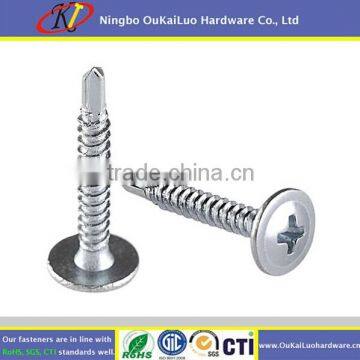 High Quality Stainless steel wafer head self drill screws