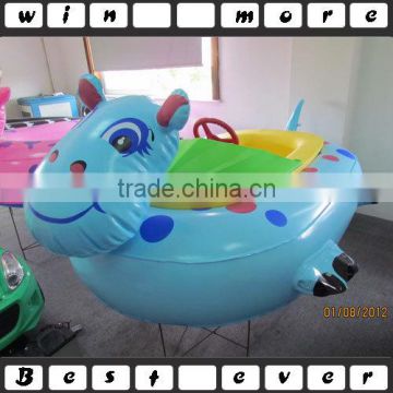 inflatable water electric hippo bumper boat,battery operated bumper boat for swimming pool