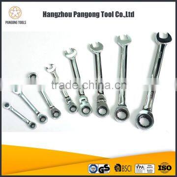 2016 Automotive Hand Tools Satin Chrome Finish Combination Ratchet Wrench