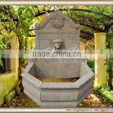 Lion Head Antique Stone Fountain