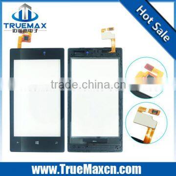 Wholesale Repair Parts Cell Phone Touch Screen for Nokia Lumia 520 Digitizer Touch Screen with Frame