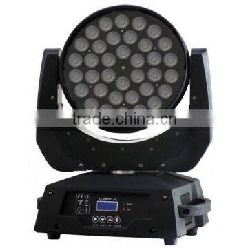 led wash moving head light with dmx 36*10w 4in1 moing head wash dmx led light