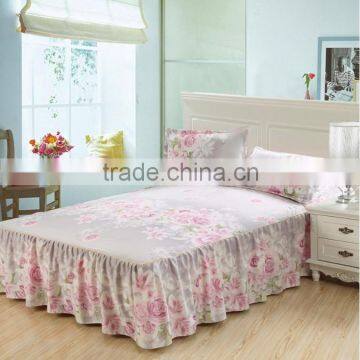 100% Cotton Printed Fitted Sheet Cheap Fitted Sheet