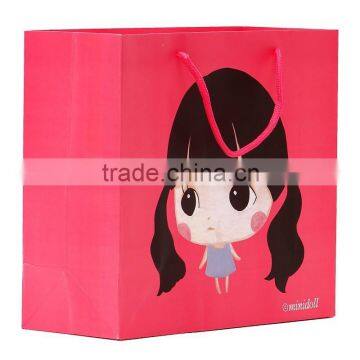 Mini doll present gift kraft paper bag gift bag shopping paper bag for kids