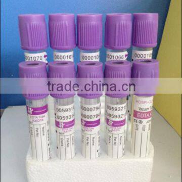 EDTAK3 Vacuum Blood Collection Tube With Purple Top